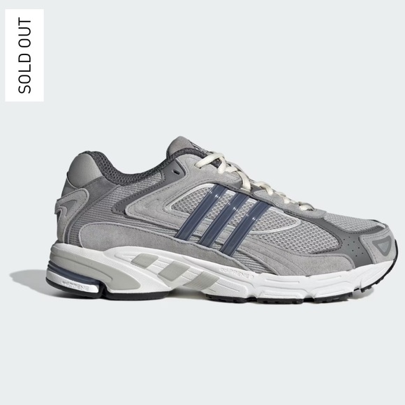 adidas Gray and Blue Men's Sneakers - Picture 3 of 14